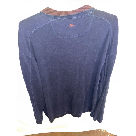 Tommy Bahama Men’s Reversible Sweatshirt Size 3XB Blue Burgundy Outdoors Comfort - Picture 8 of 12
